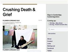 Tablet Screenshot of crushingdeath.com